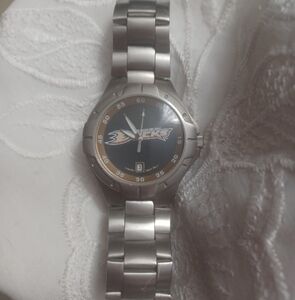 Silver Anaheim Ducks Logo Watch